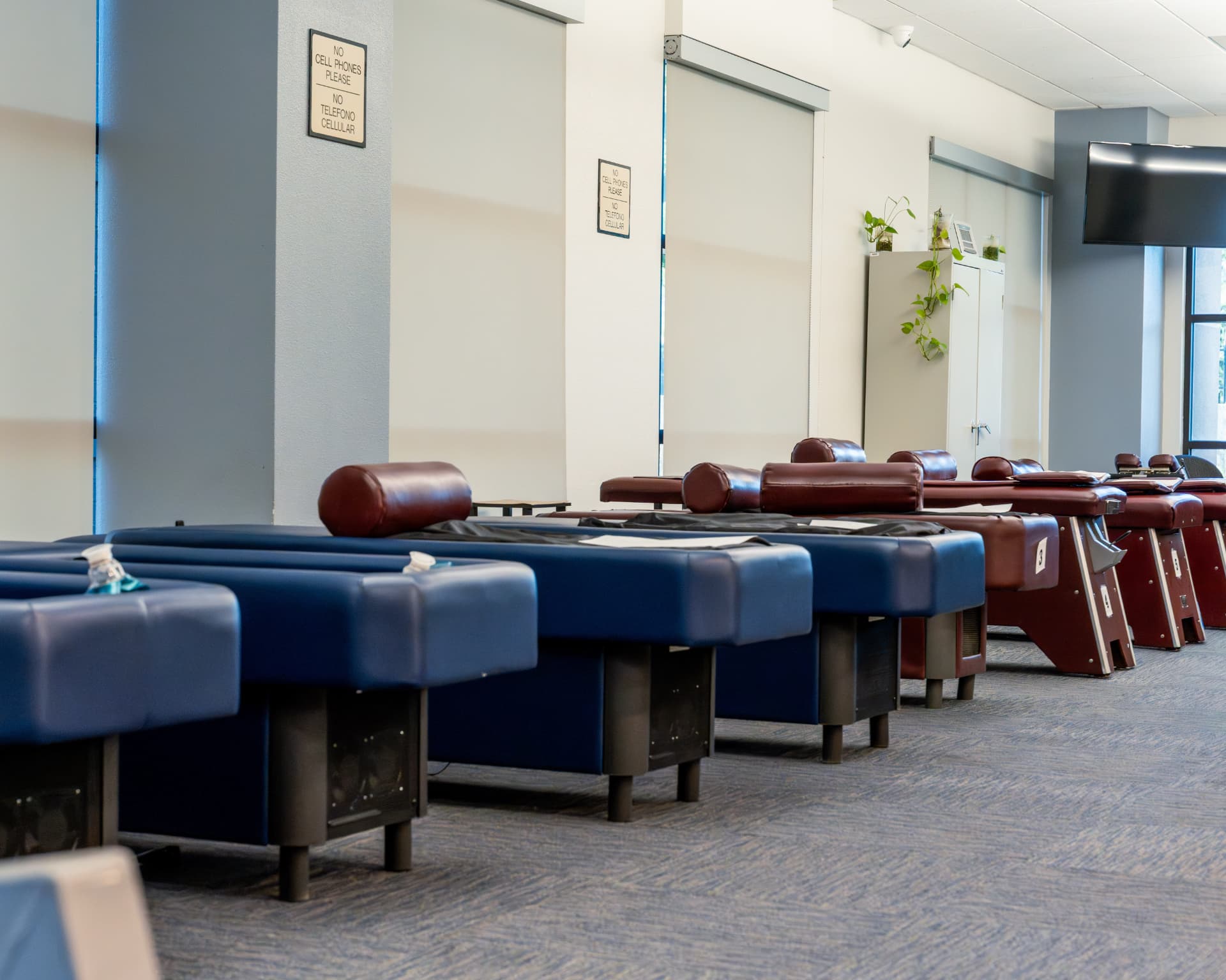 Therapy bays at First Health Medical Center in Fresno